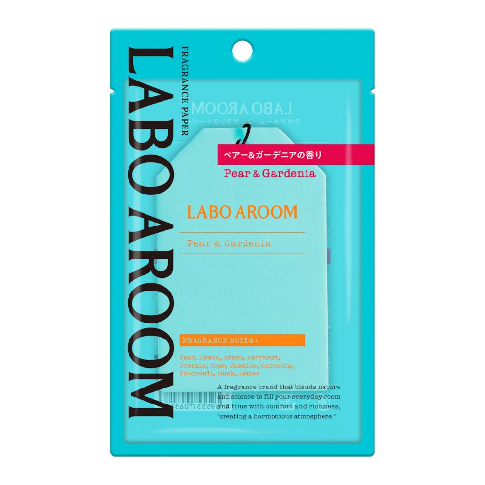ｂｒｉｄｇｅ　ＬＡＢＯ　ＡＲＯＯＭ　フレグランスペーパー　ペアー＆ガーデニア