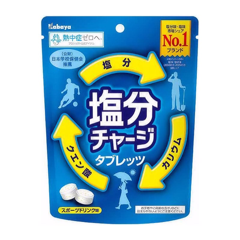 カバヤ食品　塩分チャージタブレッツ　８１ｇ
