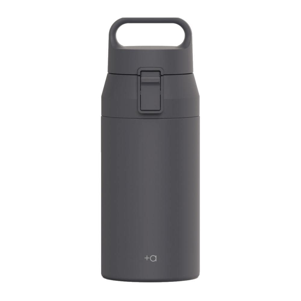 アスベル　ハンドル付ワンプッシュボトル　３５０ｍＬ　ブラック　Ｌ３５０