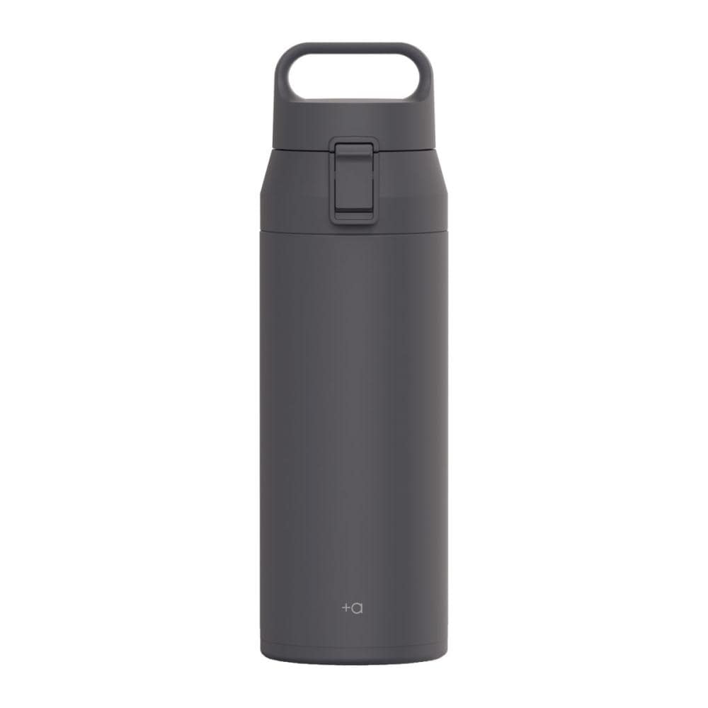 アスベル　ハンドル付ワンプッシュボトル　５００ｍＬ　ブラック　Ｌ５００