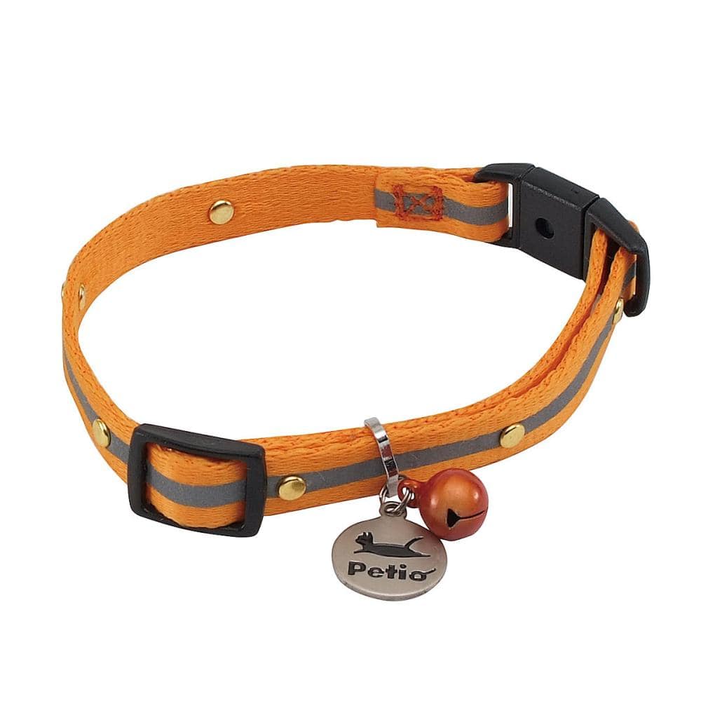 ペティオ　ＣＡＴ　ＣＯＬＬＡＲ　ラインカラー　オレンジ