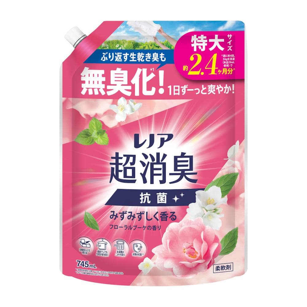 Ｐ＆Ｇ　レノア　超消臭　フローラルブーケ　詰め替え用　特大　７４５ｍＬ