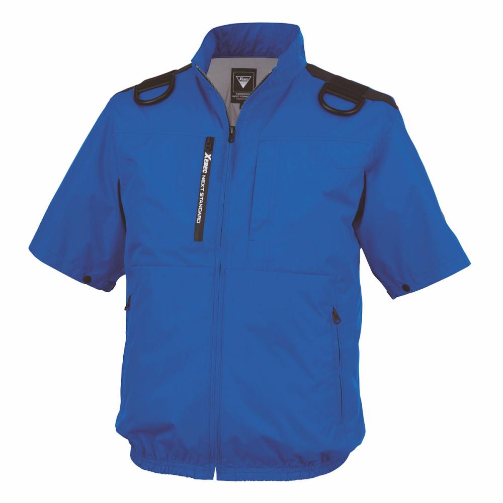 ジーベック　空調半袖ハーネスブルゾン　Ｌ　ブルー　ＸＥ９８１０８