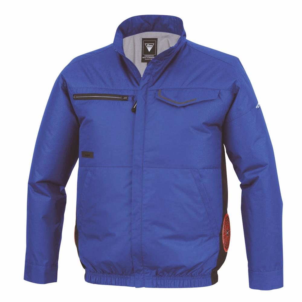 ジーベック　空調長袖ブルゾン　６Ｌ　ブルー　ＸＥ９８０３７