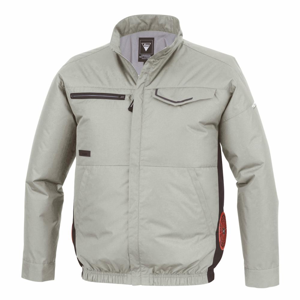 ジーベック　空調長袖ブルゾン　ＬＬ　モスグリーン　ＸＥ９８０３７