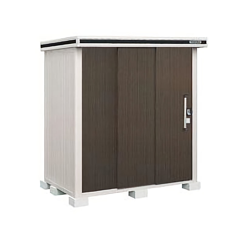 ヨド物置　エルモ　一般型　間口１８６×奥行１１６×高さ２３６ｃｍ　ショコラウッド　ＬＭＤ－１８１１ＨＣＷ