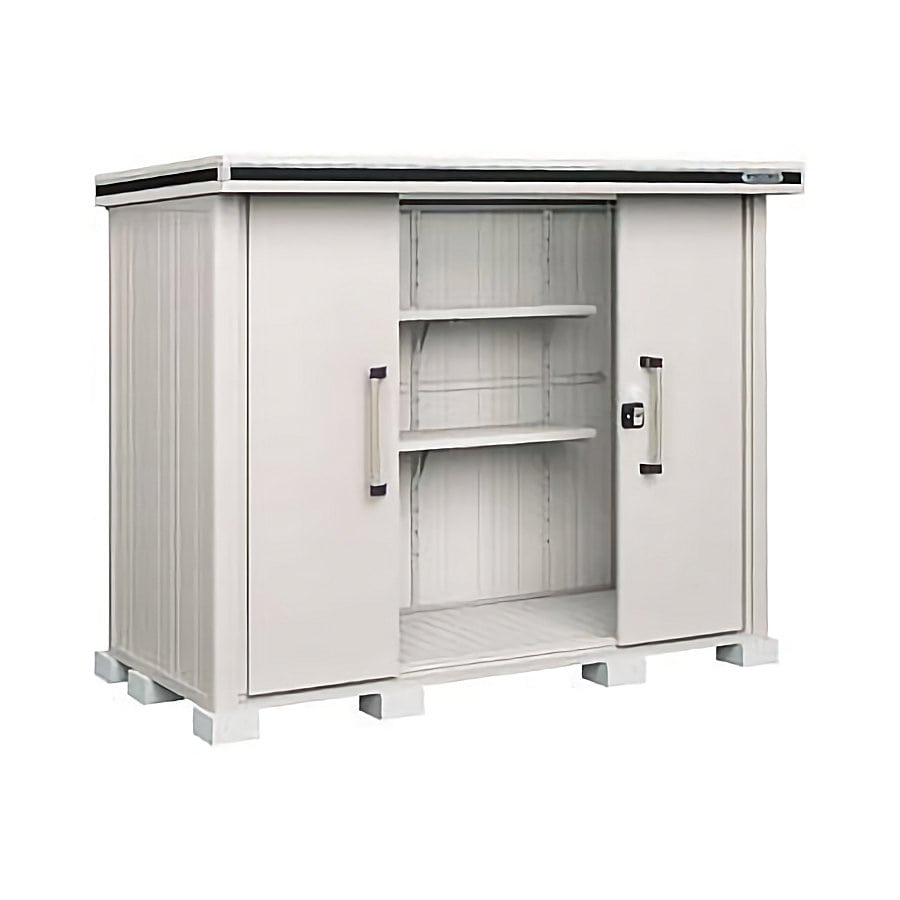 ヨド物置　エルモ　積雪型　間口２５６×奥行１１６×高さ２１２ｃｍ　ショコラウッド　ＬＭＤＳ－２５１１ＣＷ