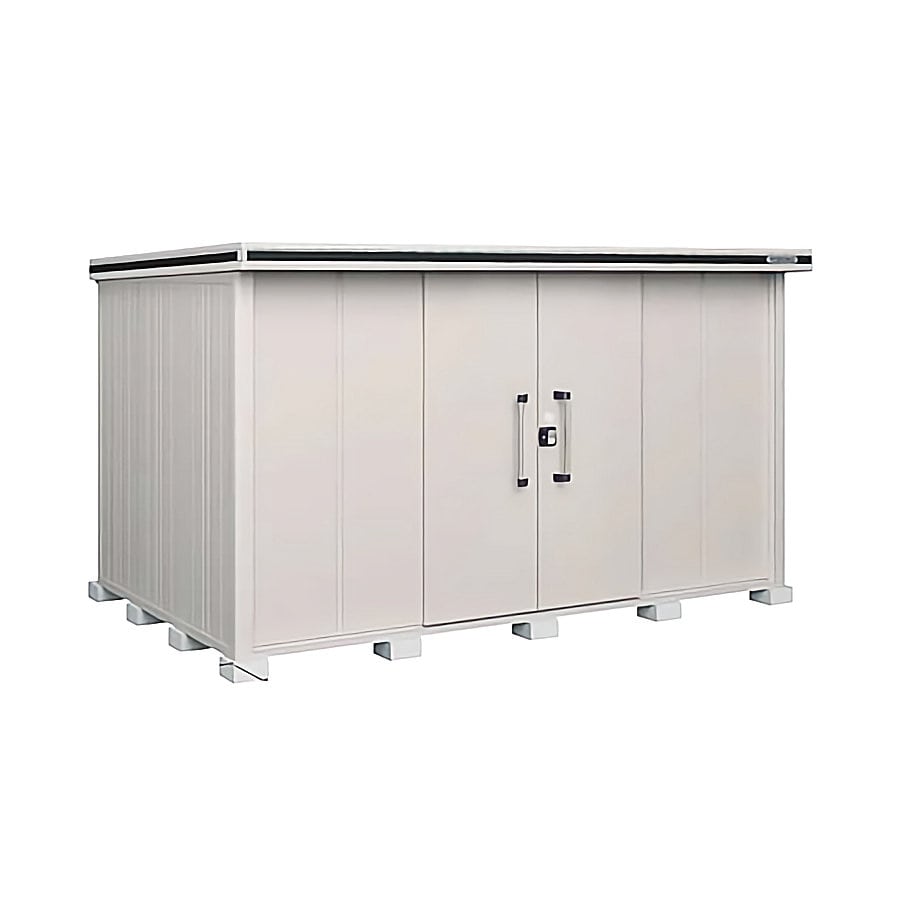 ヨド物置　エルモ　積雪型　間口３６２×奥行２２１×高さ２３６ｃｍ　ショコラウッド　ＬＭＤＳ－３６２２ＨＣＷ