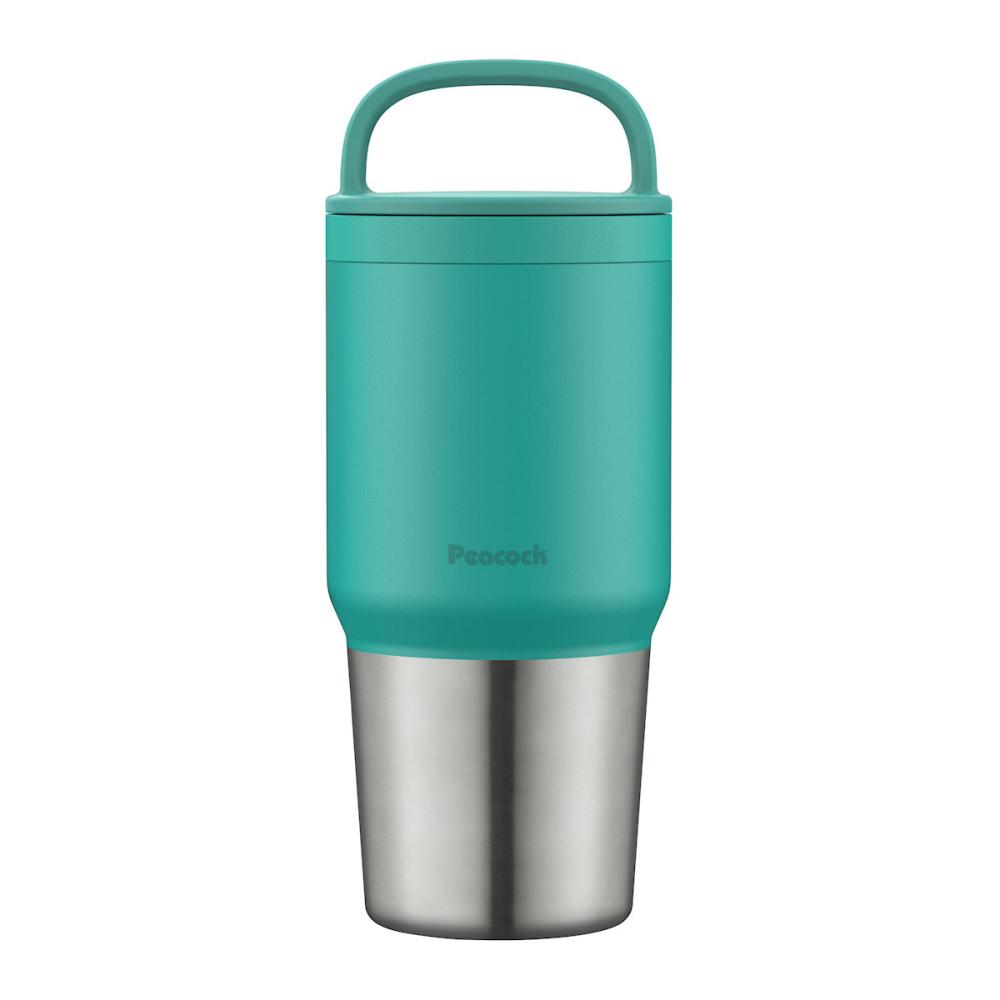 ピーコック　ハンドル付き大口径スクリューマグボトル　６００ｍＬ　コバルトグリーン　ＡＥＦ－６０（ＧＣ）
