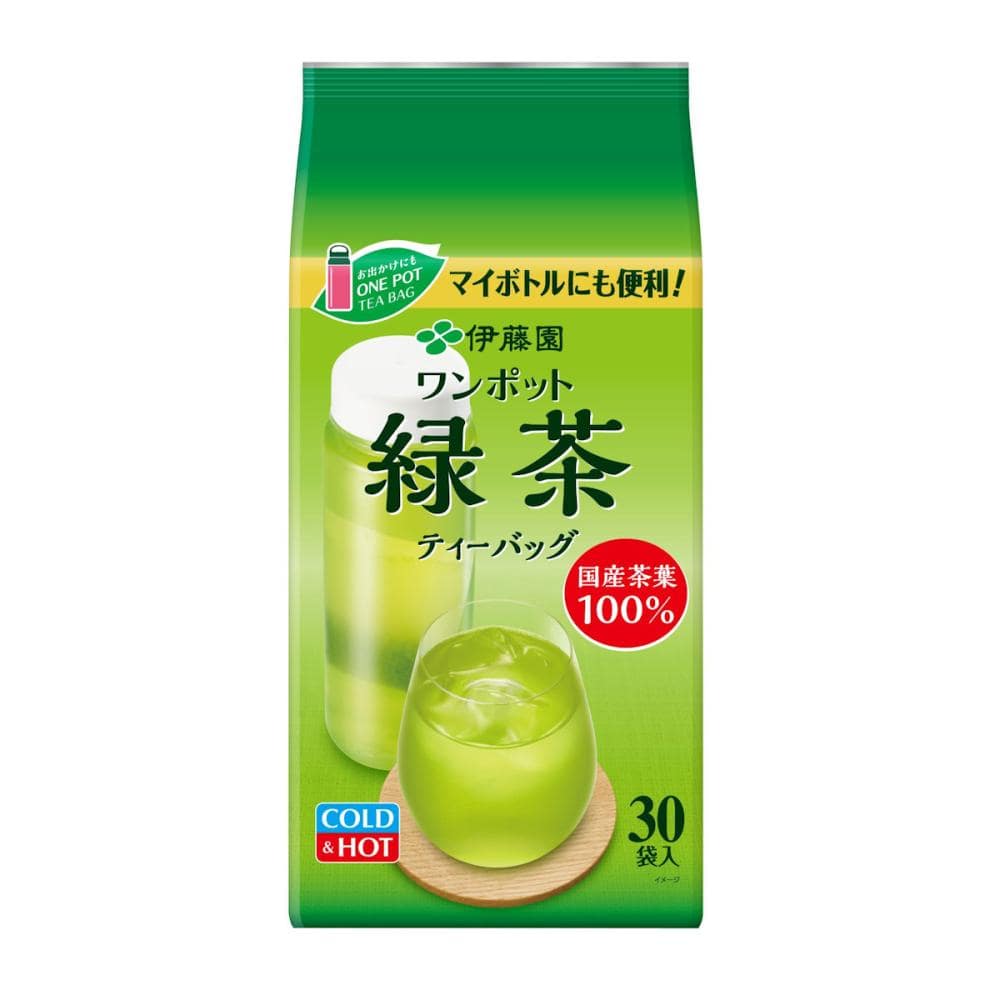 伊藤園　ワンポットエコティーバッグ抹茶入り緑茶３０