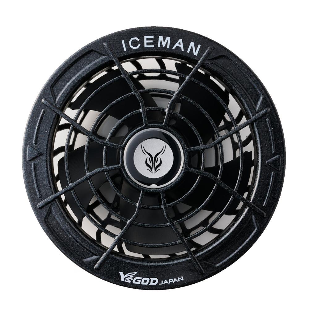 山真製鋸　アイスマン　ハイパワーファン　ブラックメタ　ＨＰ３０Ｖ－ＢＫ－ＳＥＴ