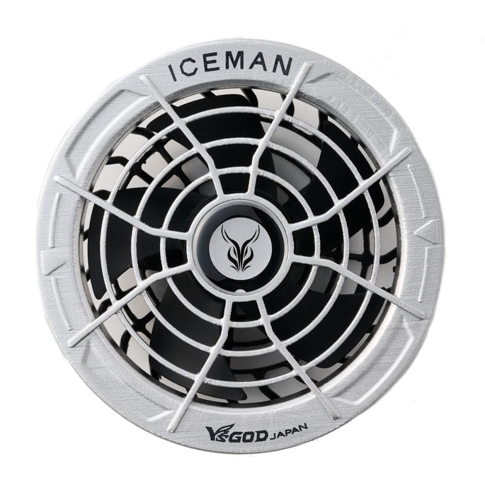 山真製鋸　アイスマン　ハイパワーファン　シルバーメタ　ＨＰ３０Ｖ－ＳＬ－ＳＥＴ