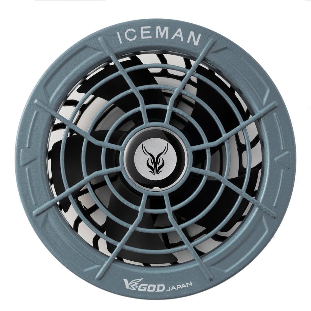 山真製鋸　アイスマン　ハイパワーファン　ステルスグレー　ＨＰ３０Ｖ－ＧＹ－ＳＥＴ