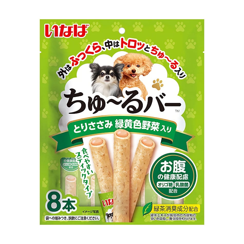 いなば ちゅ～るバー とりささみ 鶏軟骨入り 関節の健康配慮 8本入り