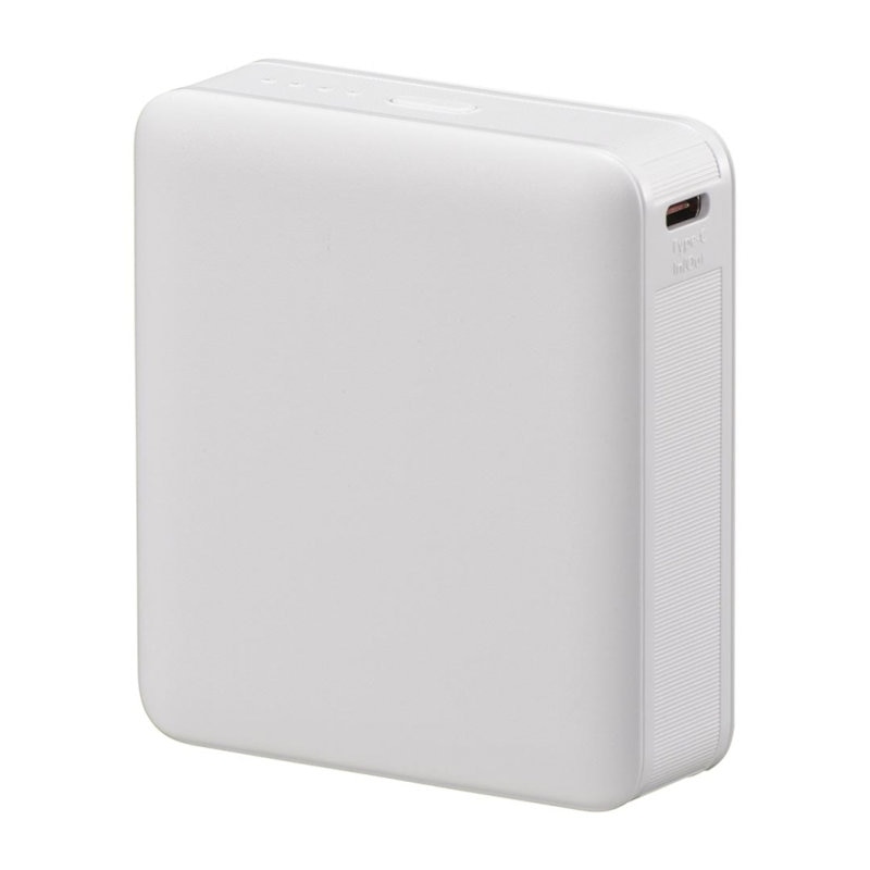 オーム電機　モバイルバッテリー　ＰＤ２０Ｗ　１００００ｍＡｈ　ホワイト