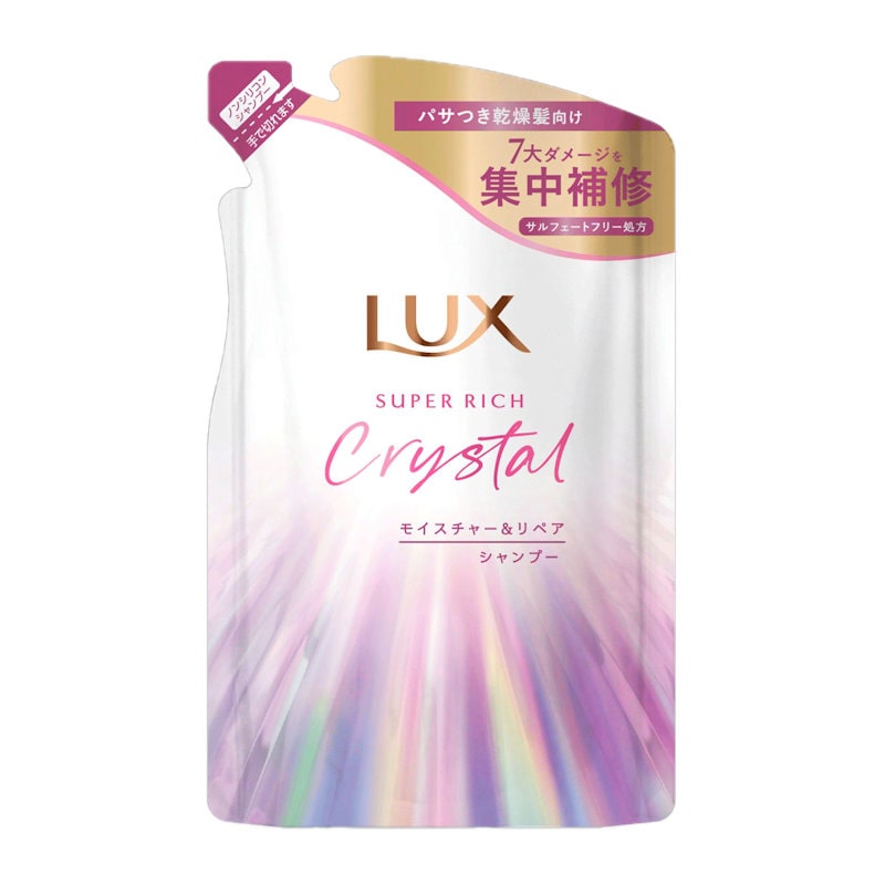 ユニリーバ　ラックス　クリスタルモイスチャーシャンプー　詰め替え用　３００ｇ