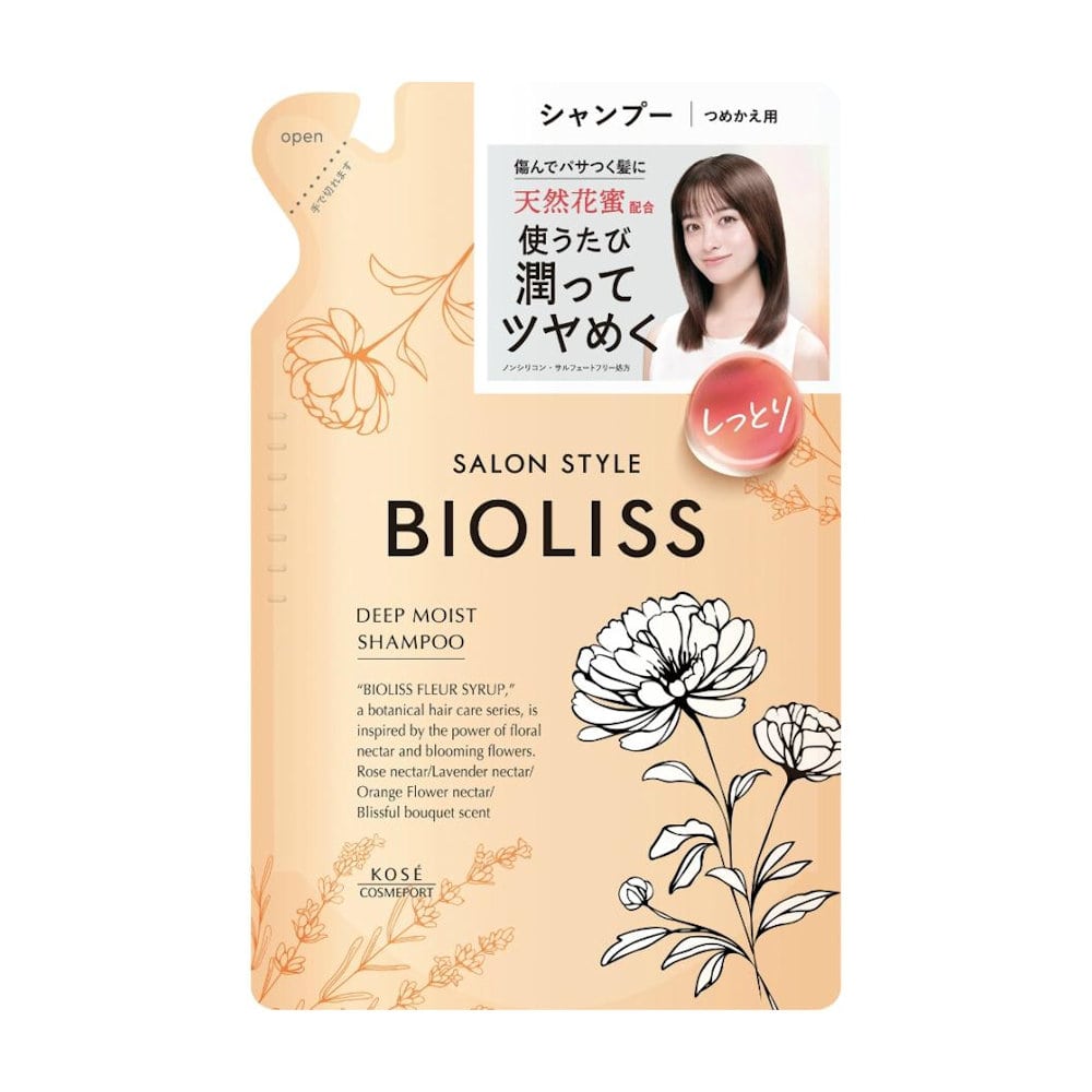 コーセー　ビオリス　フルールシロップ　ディープモイストシャンプー詰め替え　３３０ｍＬ