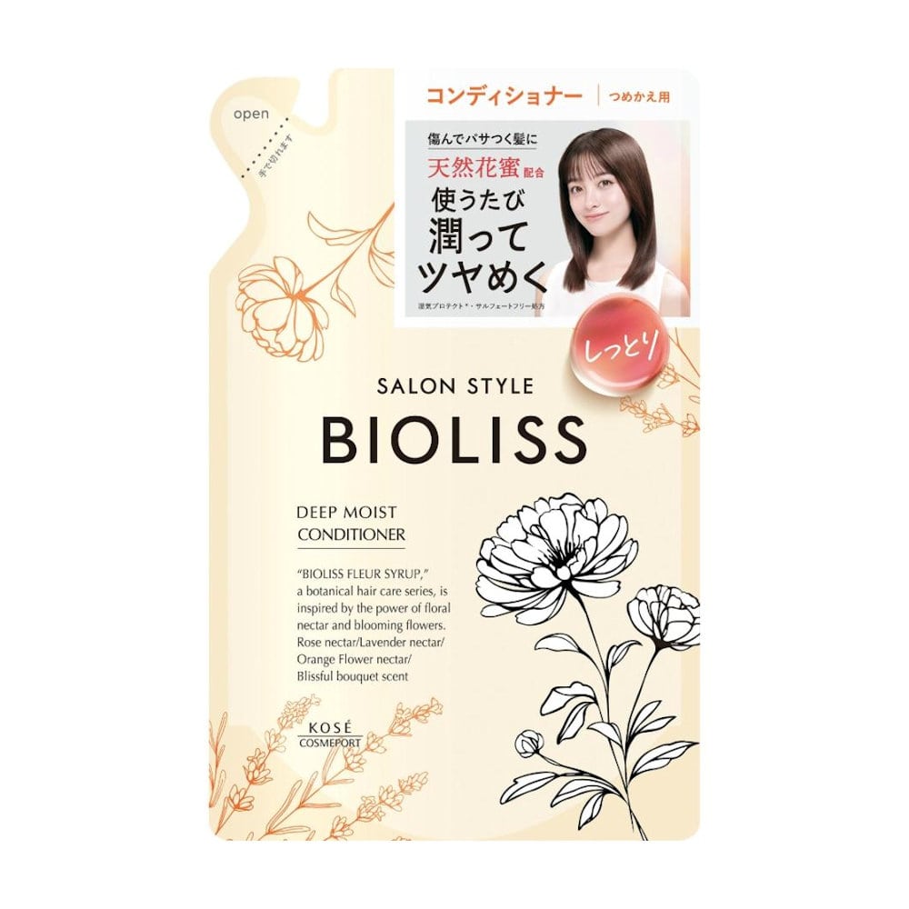 コーセー　ビオリス　フルールシロップ　ディープモイストヘアコンディショナー　詰め替え　３３０ｍＬ