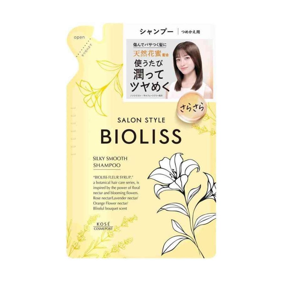 コーセー　ビオリス　フルールシロップ　シルキースムースシャンプー　詰め替え　３３０ｍＬ