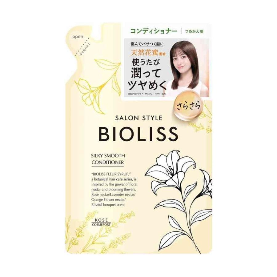 コーセー　ビオリス　フルールシロップ　シルキースムースヘアコンディショナー　詰め替え　３３０ｍＬ