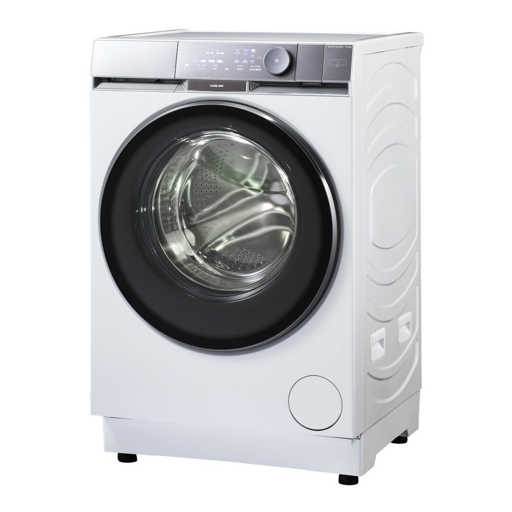 ハイアール　１０．０ｋｇドラム式洗濯乾燥機　ＰＴＣヒーター式　ＪＷ－ＦＰ１００Ａ（Ｗ）　ホワイト