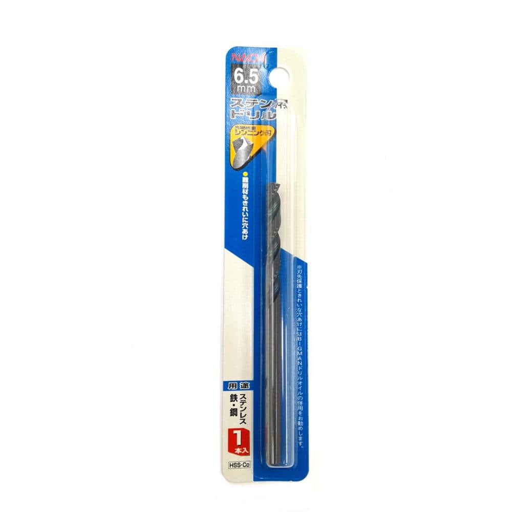 ナチ　ステンレス用ドリル１本入　６．５ｍｍ