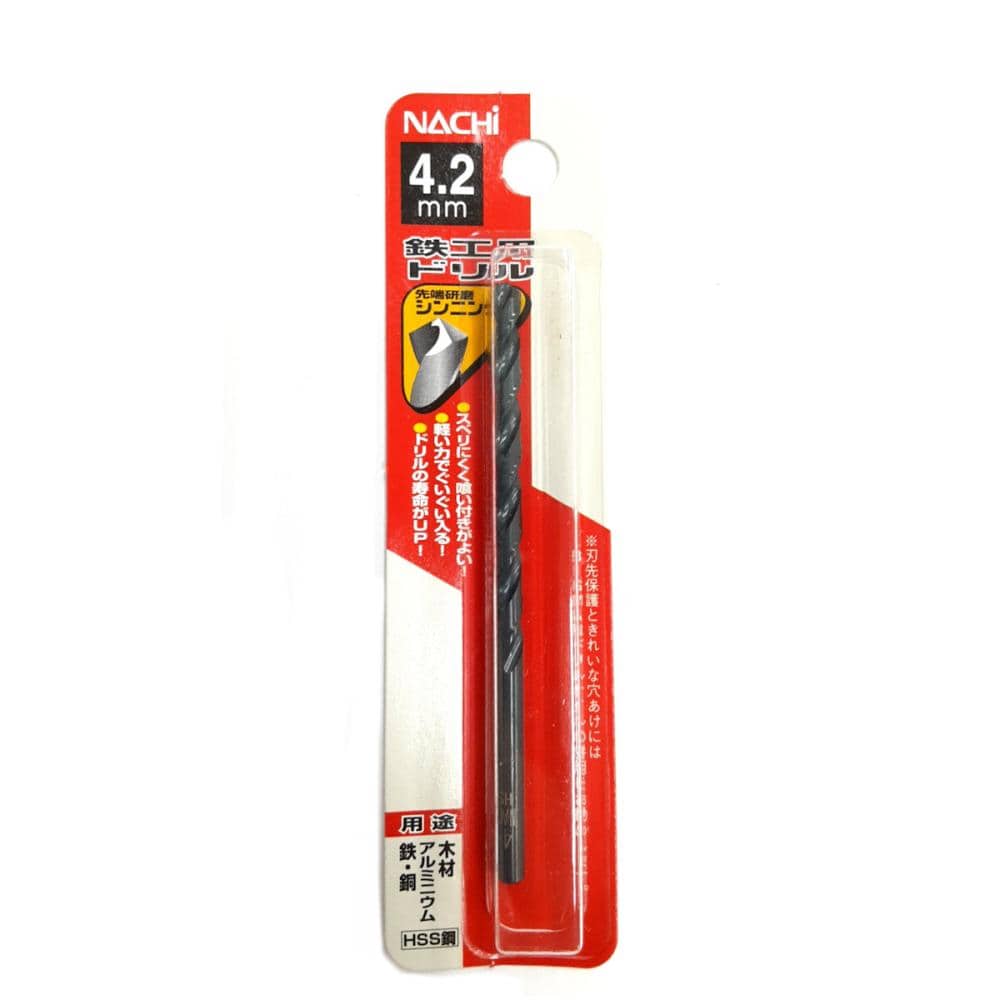 ナチ　鉄工用ドリル　１本入　シンニング　４．２ｍｍ