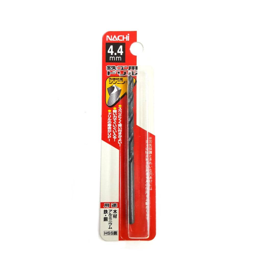 ナチ　鉄工用ドリル　１本入　シンニング　４．４ｍｍ
