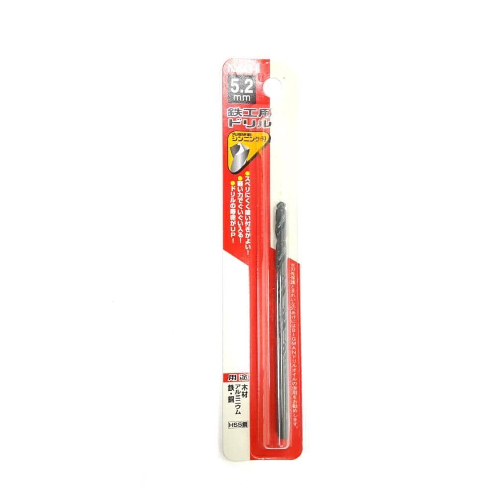 ナチ　鉄工用ドリル　１本入　シンニング　５．２ｍｍ