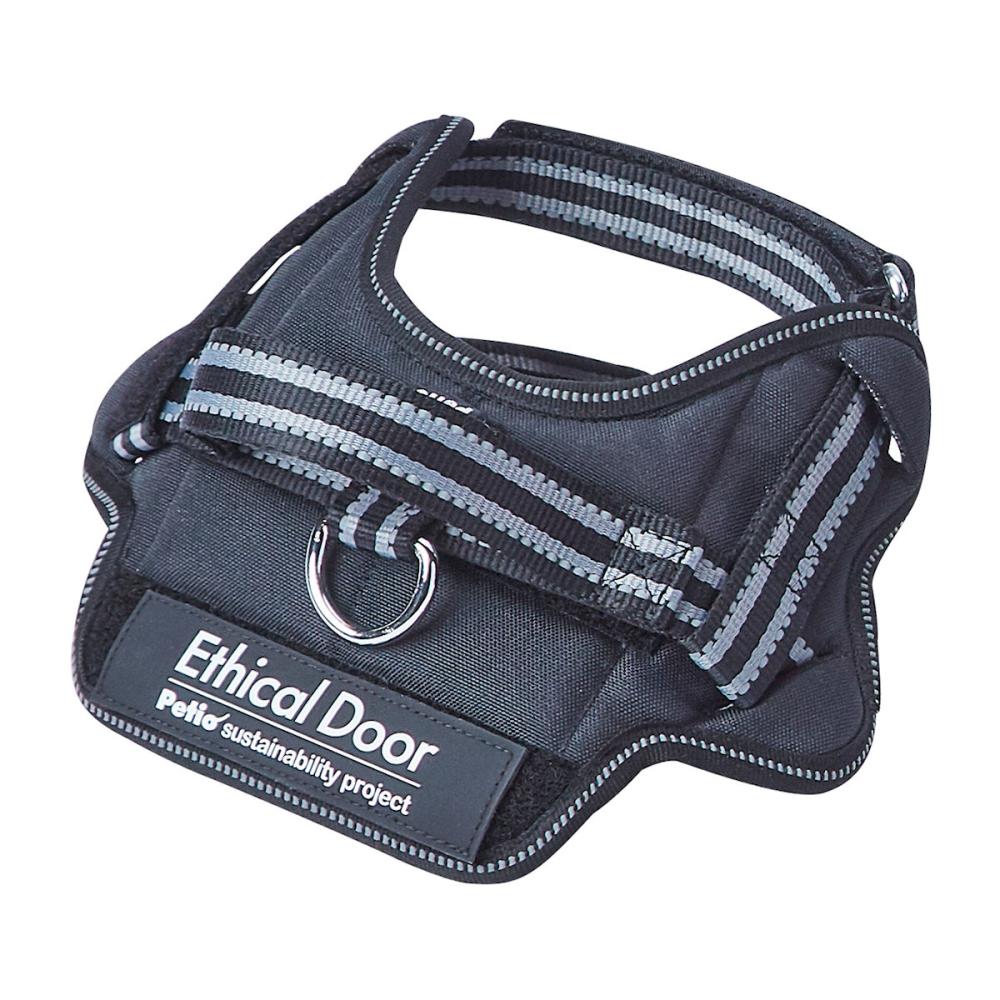 ペティオ　犬用胴輪　ＥｔｈｉｃａｌＤｏｏｒ　イージーウェアハーネス　Ｓ　ブラック