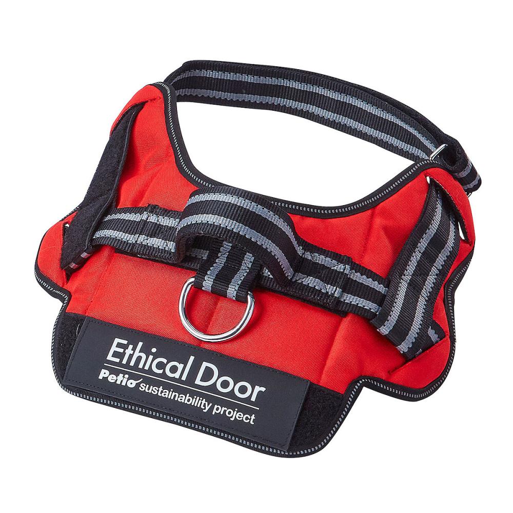 ペティオ　犬用胴輪　ＥｔｈｉｃａｌＤｏｏｒ　イージーウェアハーネス　Ｌ　レッド