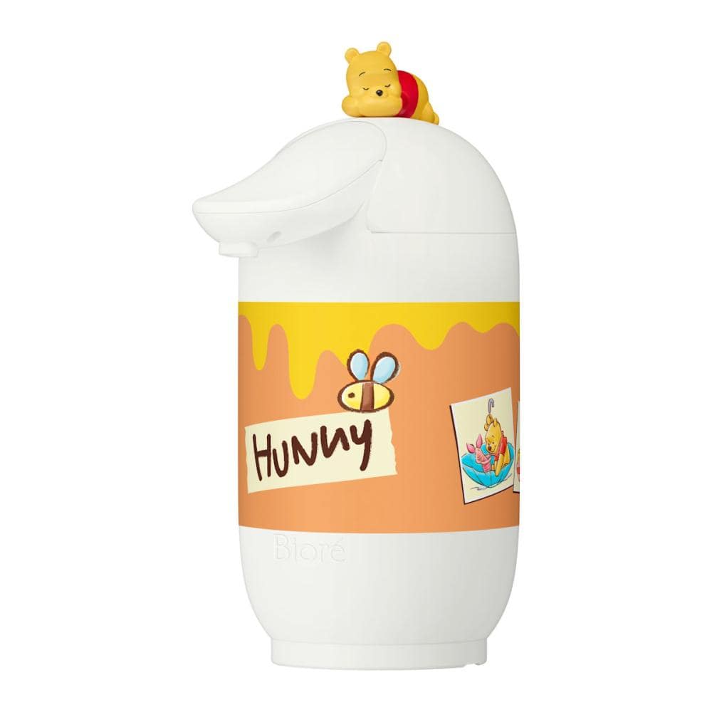花王　ビオレｕ　自動で出る泡ハンドソープ　ディスペンサー　本体＋つめかえ用４３０ｍＬ　プーさんデザイン【数量限定品】
