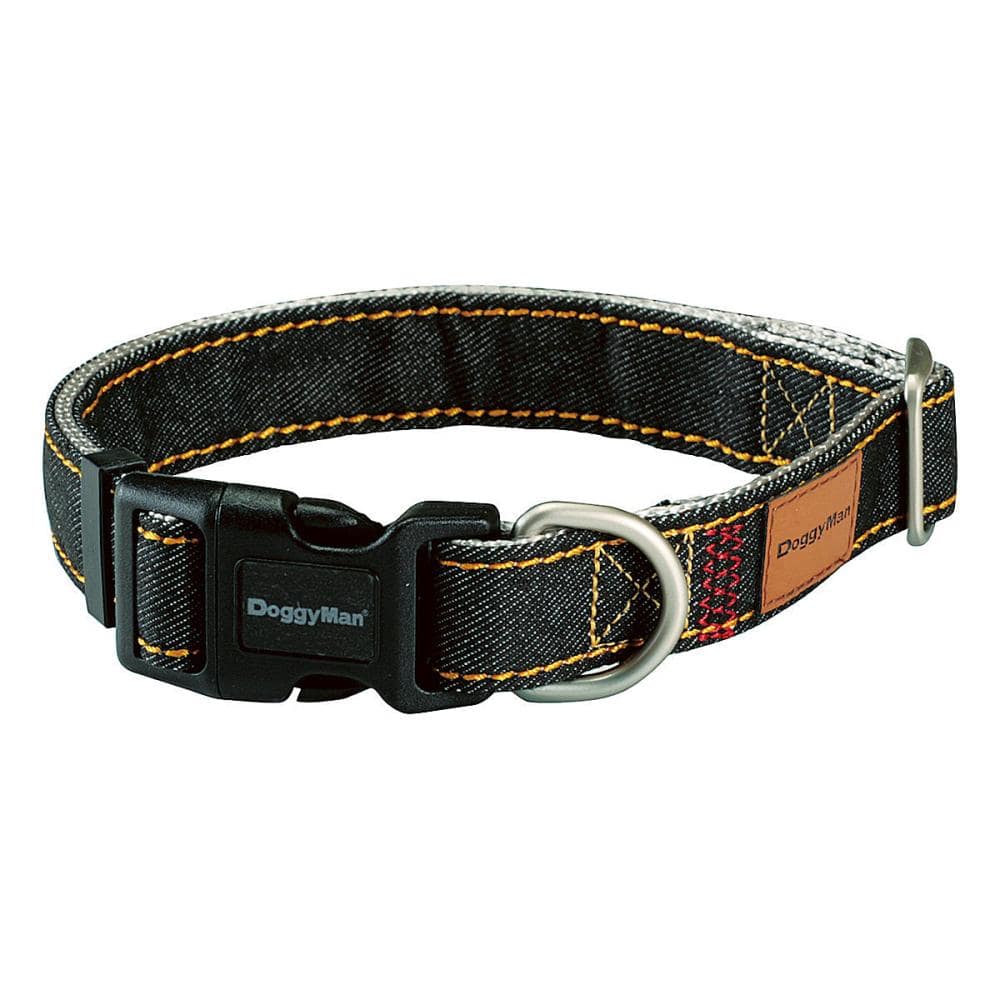 Doggy's Tailor いぬのくびわ デニム ブラック L の通販