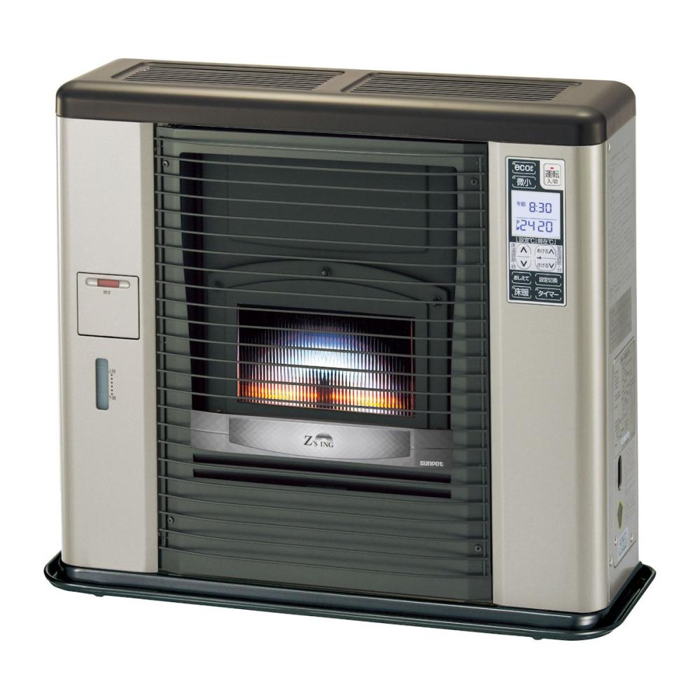 サンポット　ＦＦ式床暖ストーブ　ゼータスイング　木造１８畳　ウォームトップ　シェルブロンド　ＵＦＨ－７０３ＲＸ　Ｆ