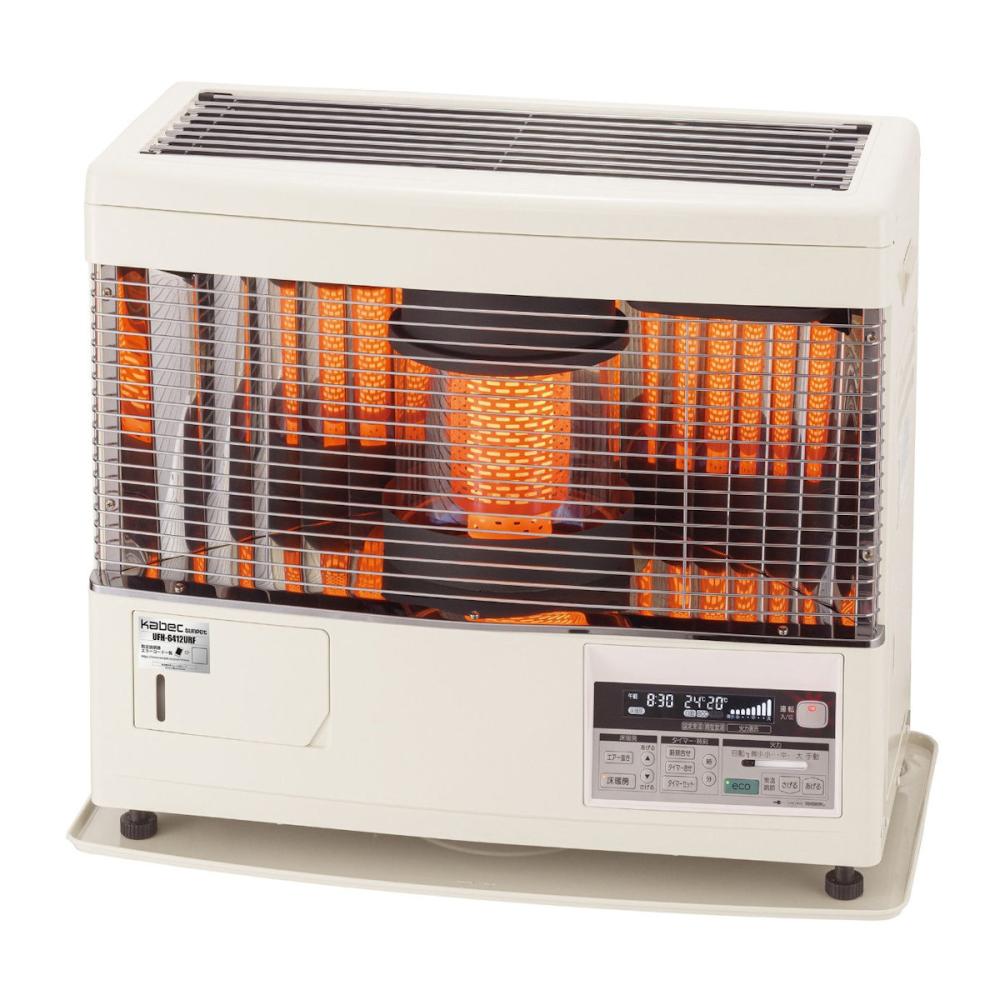 サンポット　ＦＦ式床暖ストーブ　カベック　木造１７畳　ホワイト　ＵＦＨ－６４１２ＵＲＦ　Ｆ