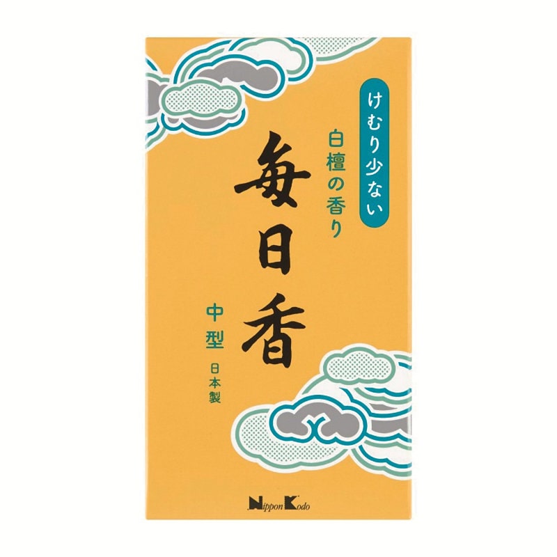 日本香堂　毎日香　煙少香　白檀の香り　１５０ｇ