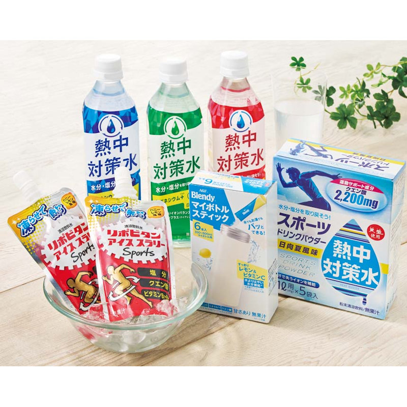 【２６年お中元】リポビタンアイススラリ－＆熱中対策飲料ギフトＭＢＳ－３０【注文期限７月２９日】