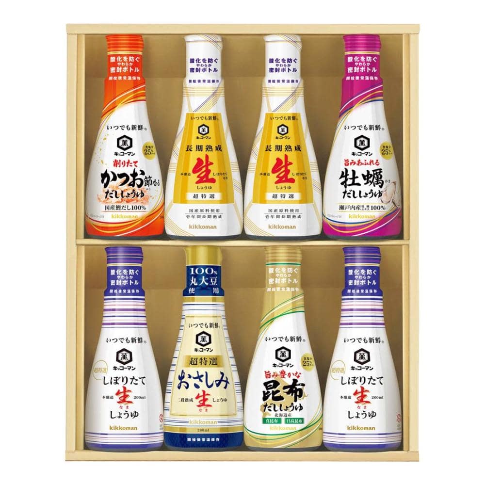 【２６年お中元】キッコーマン　いつでも新鮮しぼりたて生しょうゆギフトＫＩＳ－２７ＳＤ【注文期限７月２９日】