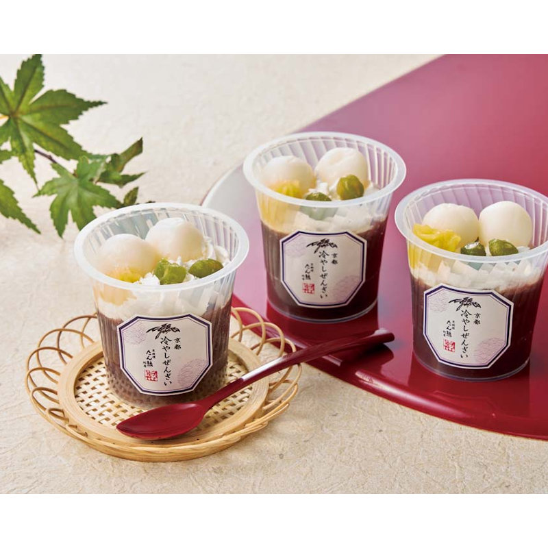【２６年お中元】京料理「たん熊北店」監修　冷やしぜんざいＨＺ５－ＴＫ【注文期限７月２９日】