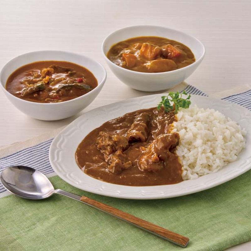 【２６年お中元】カリー元年　食べ比べ３種セットＣＧ４７２２７【注文期限７月１８日】