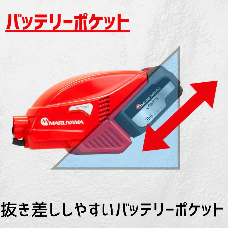 丸山製作所 バッテリー刈払機BCB360 36V の通販