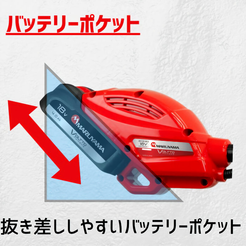 丸山製作所 バッテリー刈払機BCB180 18V の通販