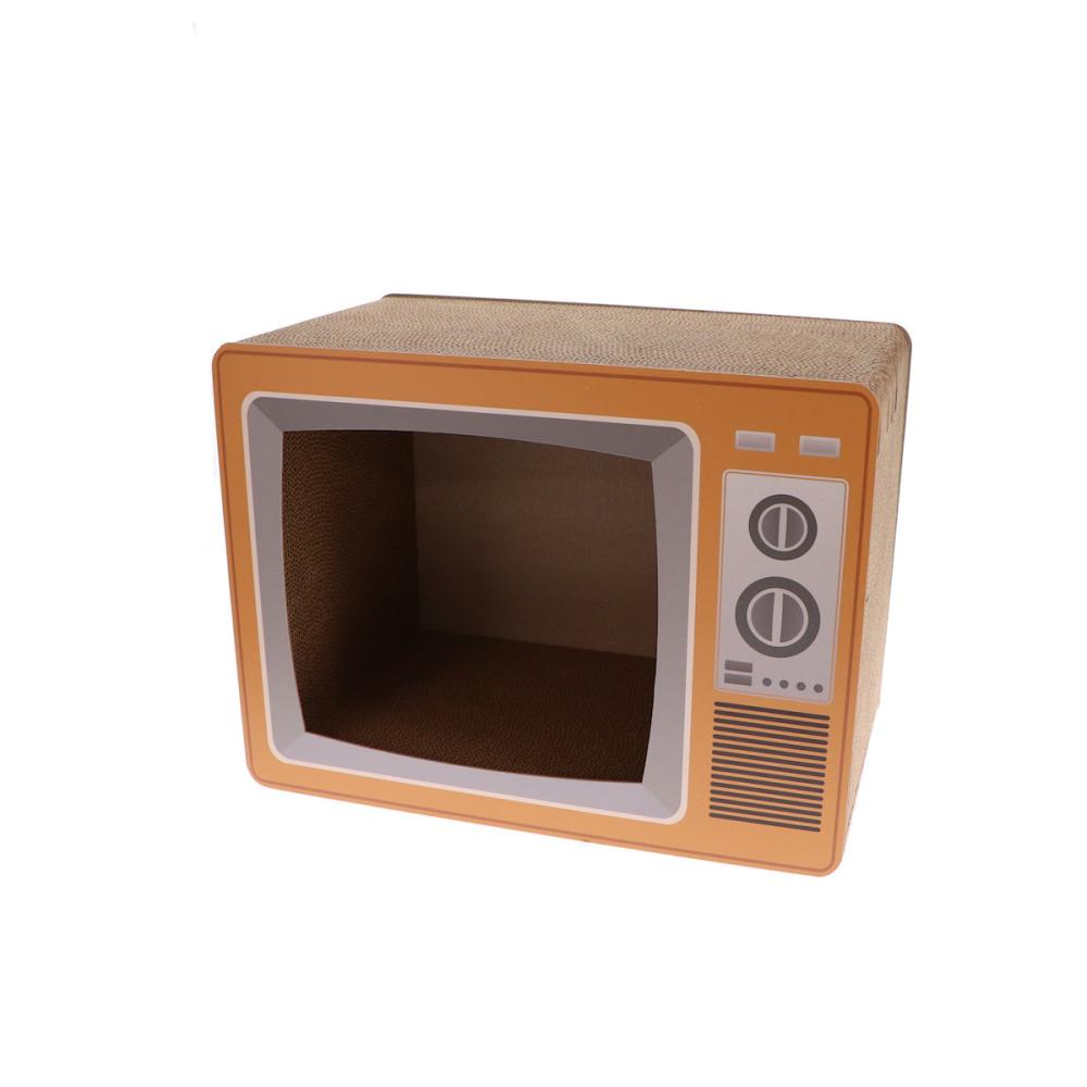 Ｐｅｔａｍｉ　猫の爪とぎ　レトロテレビ