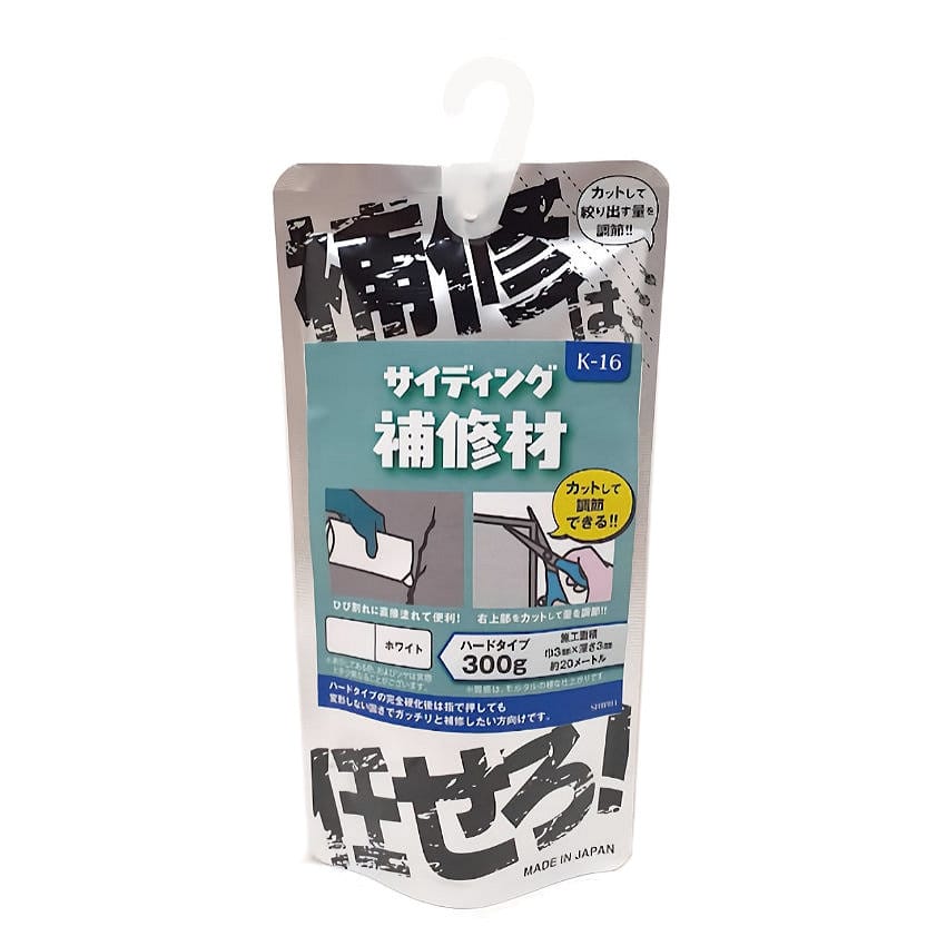 家庭化学　サイディング補修材　ハードタイプ　ホワイト　３００ｇ　Ｋ－１６