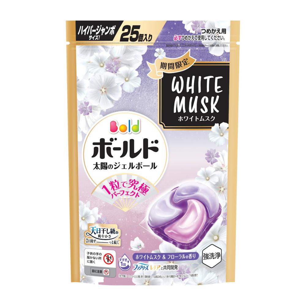 P＆G ボールドジェルボール4D ホワイトムスクの香り 詰め替え用