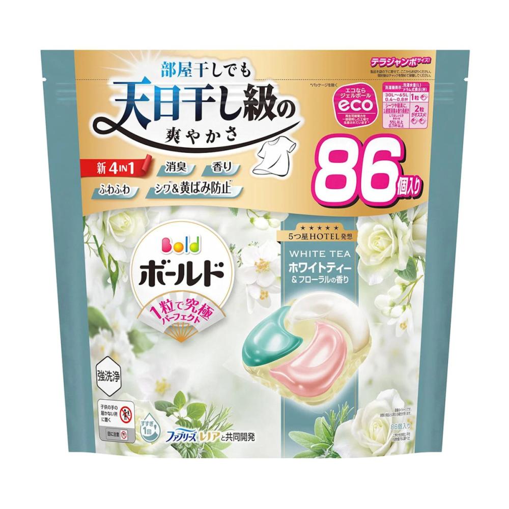 Ｐ＆Ｇ　ボールド　ジェルボールプロ　ホワイトティー　詰め替え用　テラジャンボ　９０個入り