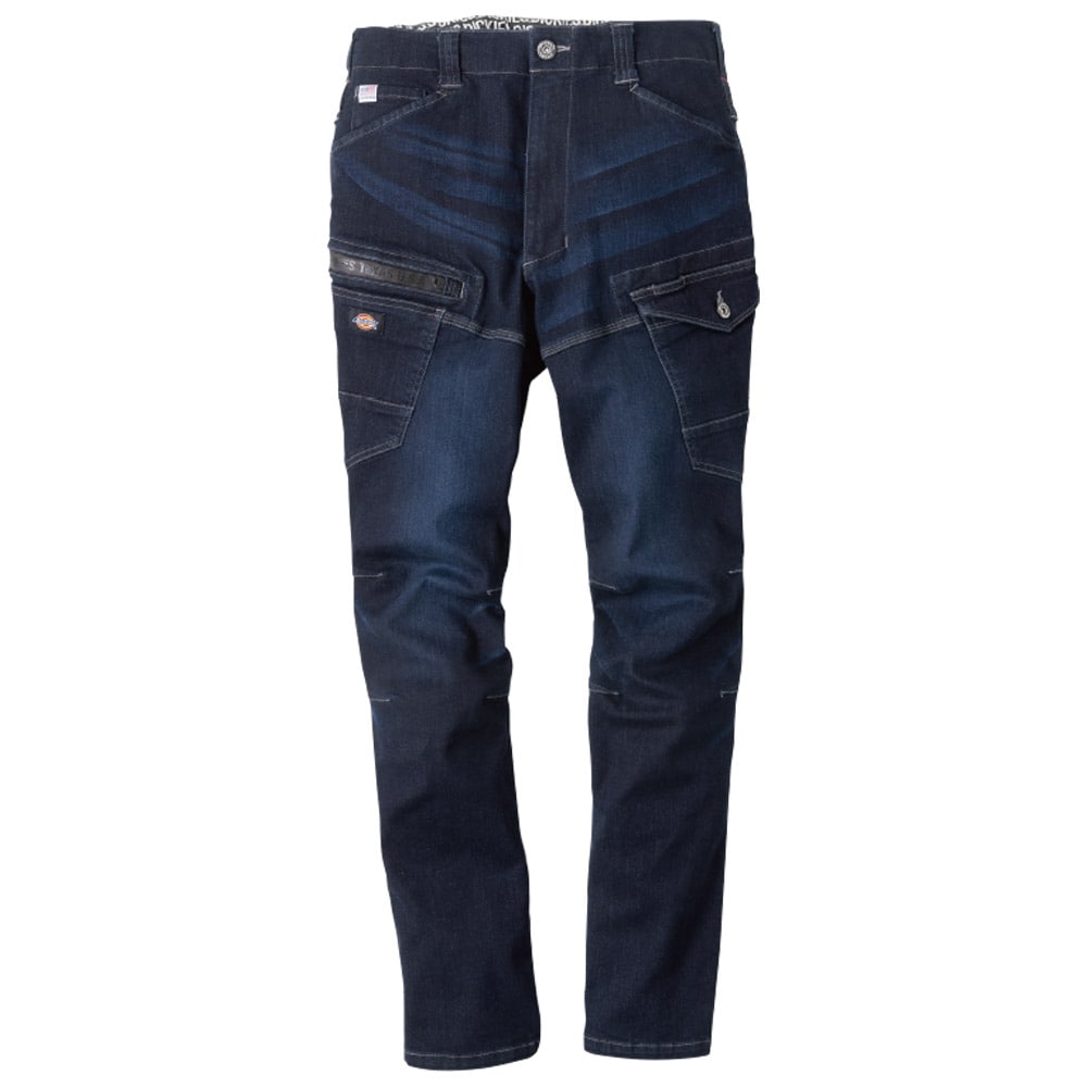 Ｄｉｃｋｉｅｓ　ストレッチシルキーデニムカーゴ　インディゴ　４Ｌ　Ｄ－２９０５