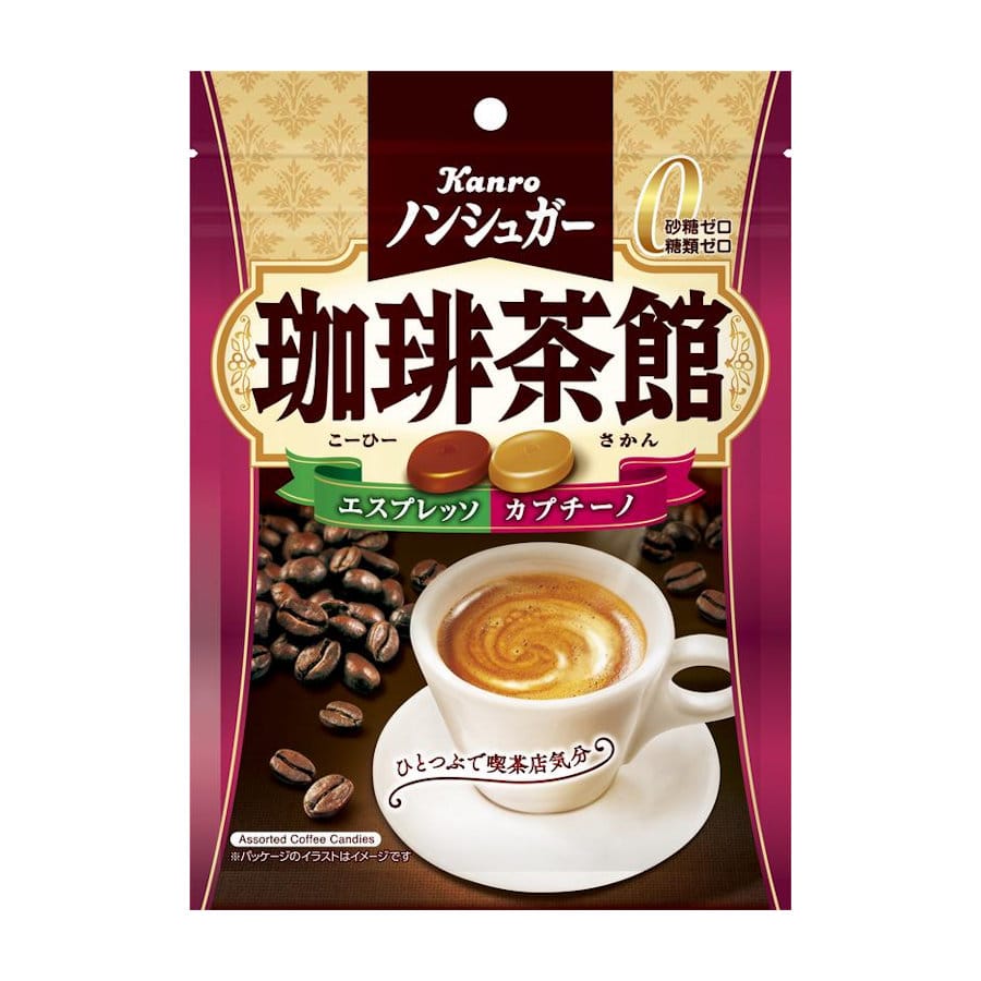 カンロ　ノンシュガー珈琲茶館７２ｇ
