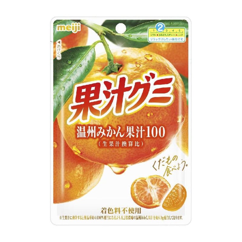 明治　果汁グミ温州みかん５４ｇ