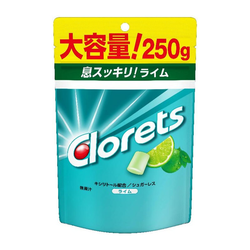 モンデリーズＪＰ　クロレッツＸＰ　ライム　スタンドパウチ２５０ｇ